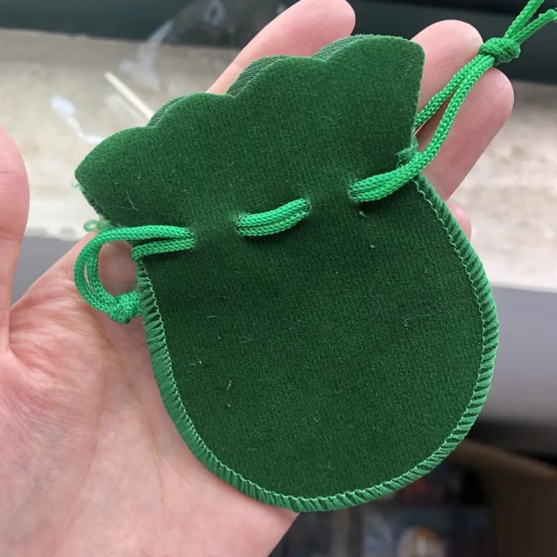 Samtbeutel mit Kordelzug Kürbisförmiger Beutel mit Kordelzug Schmuckverpackungsbeutel Hochzeits-Weihnachts-Gastgeschenktüten Geschenktüten KTY