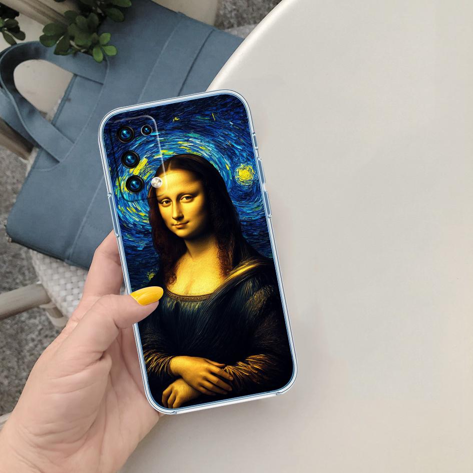 BF101 Starry Night Van Gogh Painting Phone Case for Motorola Moto G7 G8 G9 G84 G85 G73 G24 G15 Z2 Play Power Plus