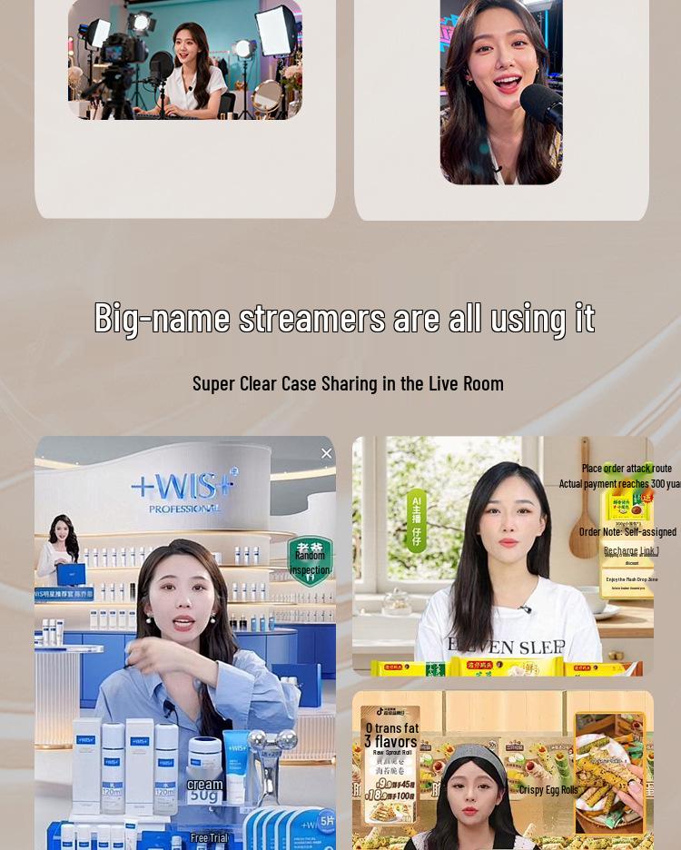 C960 4K Ultra HD Live Streaming Camera with 60 FPS for Video Conferencing