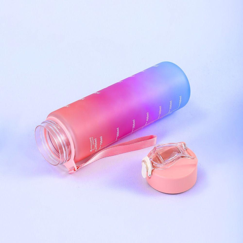 Three Piece Set Leak Proof Colorful Cup Large Capacity Fitness Sports Kettle  Running