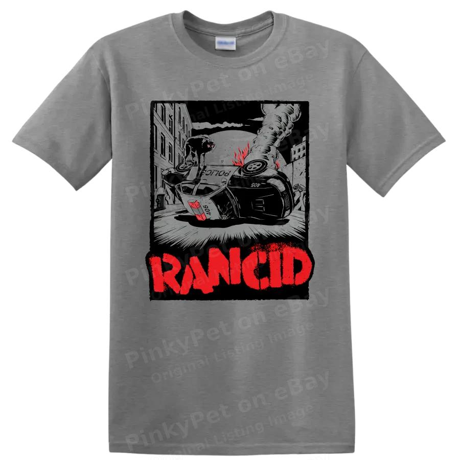Rancid Punk Rock Band T Shirt Graphic Music Tee Alternative Streetwear Apparel