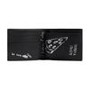 New COACH 3 IN 1 Wallet Polished Pebble Leather Wallet Mini Men's Black & Multicolor CAO11-BLC