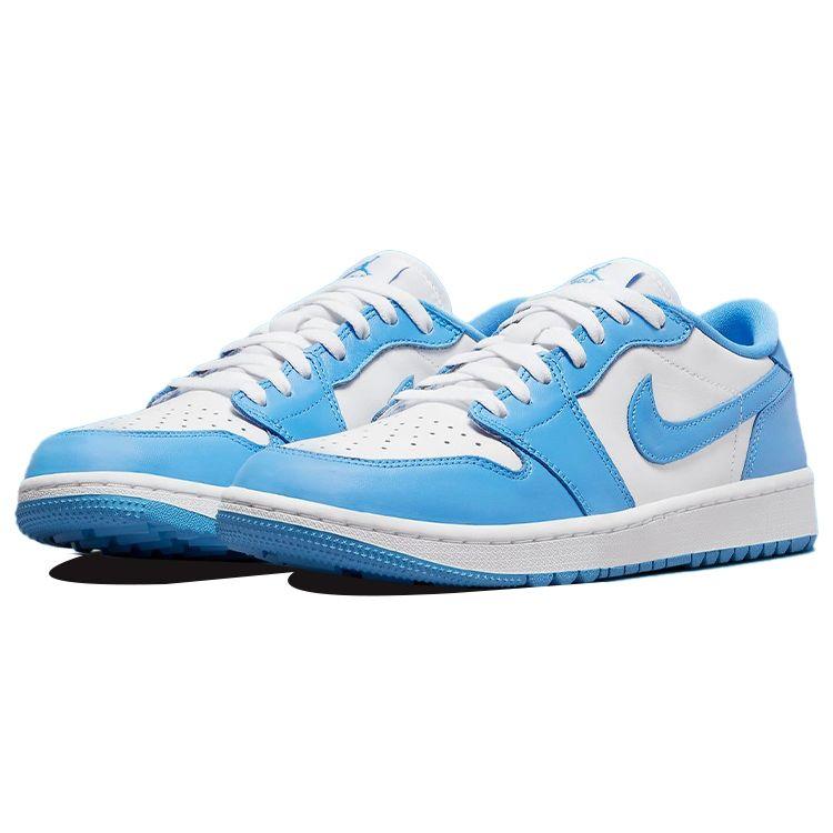 Air Jordan 1 Low Golf UNC Unisex Sneakers White University-Blue DD9315-100