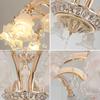 European crystal chandelier ceiling lamp living room modern bedroom room warm atmosphere simple European lamps