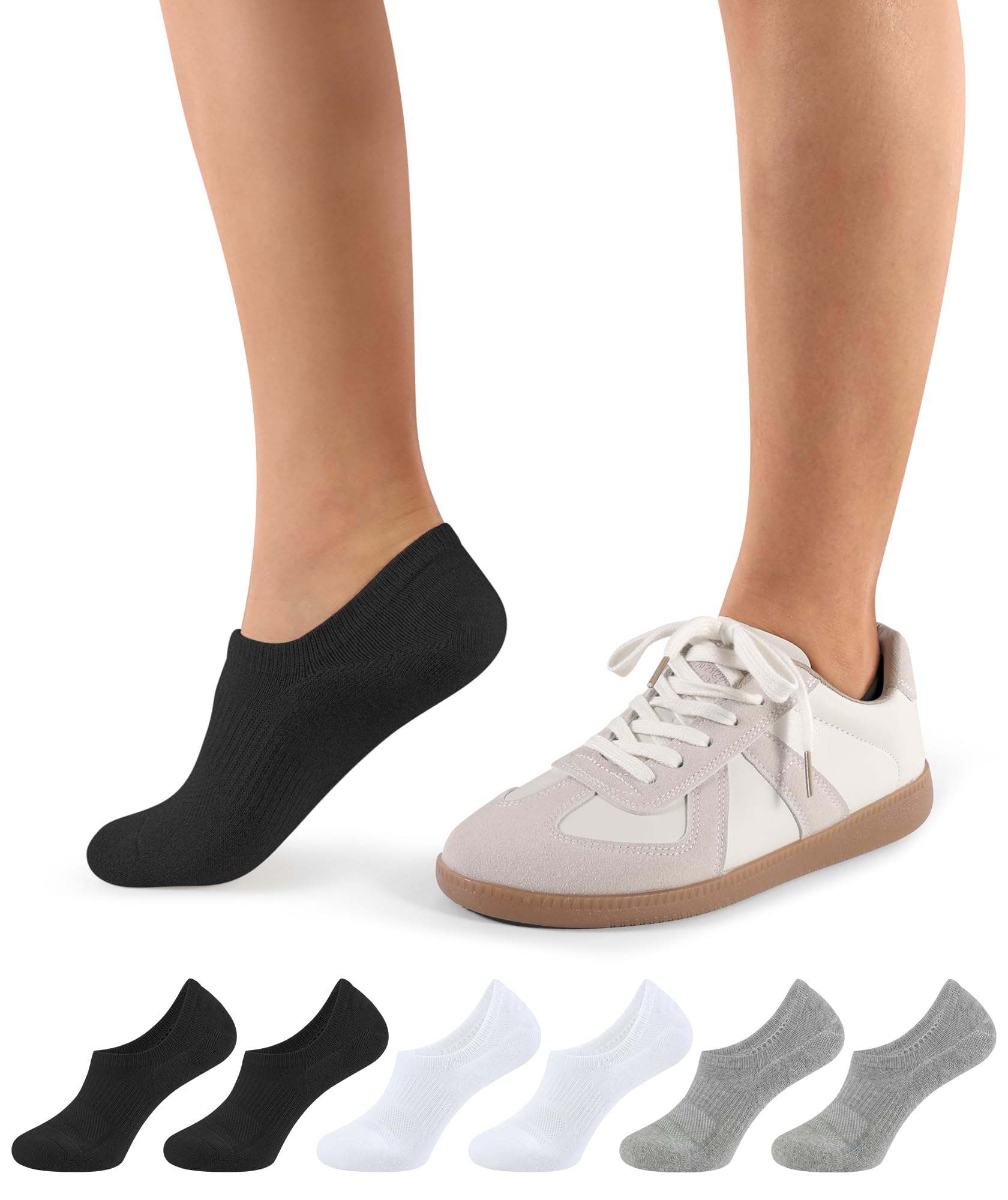 

CLOSEMATE Короткие носки до щиколотки для стопы с глубоким махровым ворсом больших размеров, не создающие ощущения духоты, женские носки, для кроссовок, влагоотводящие, дышащие, антибактериальные,