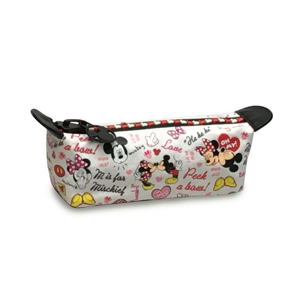 Tenyo Disney Mickey Maus Federmäppchen, M-ZIP, Schwarz, DMZ-202
