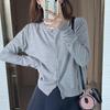 Autumn Fashion Solid O-neck Knitted Cardigan For Women Winter Long Sleeve Casual Cardigans Sweater Coats Ladies Slim Fit Vintage Kniwears Jacket 31063