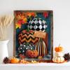DIY Diamond Painting Pumpkin Cross Stitch Kit Mosaic Art Diamond Painting Full Circle/Square Diamond Home Decoration