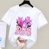 KPop Demon Hunters Birthday T-Shirt Printed Cotton Children's Short Sleeve Casual Baby Shower Short Sleeve Top T-Shirt Clothing