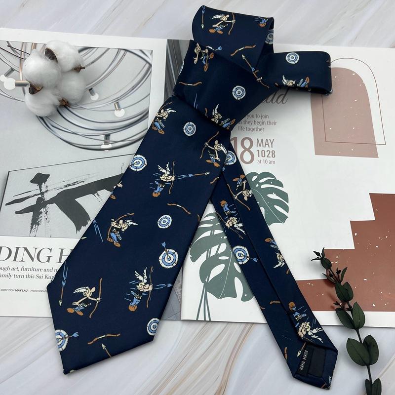 8 cm Stripete Slips Herre Formell Business Brudgom Bryllup Burgunder Kontrasterende Blå og Hvite Striper Herre- og Dame Håndknyttede Skjorter og Slips