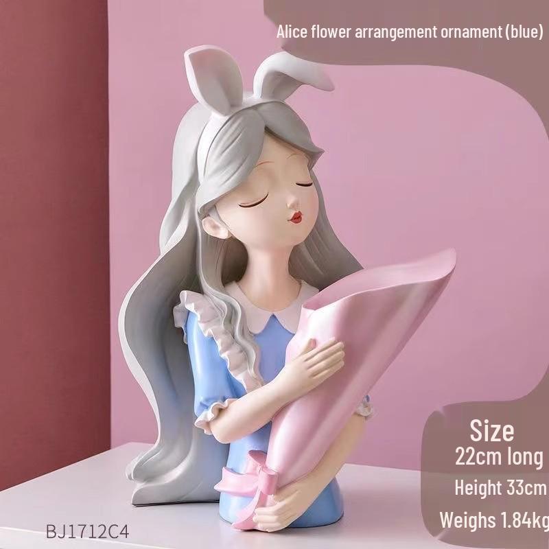 Contemporary Minimalist Entrance Vase Ornament for Luxurious Home Decor