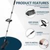 Sand Fleas Rake Stainless Steel Sand Sifter Detachable 52/68inch Long Handle Collapsible Shark Tooth Sifter for Beach Sand Crab