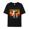 Cow I M Not Clumsy The Floor Just Hates Me The Table Graphic T Shirts Men Cotton Short Sleeve T-Shirt Big And Tall Letter