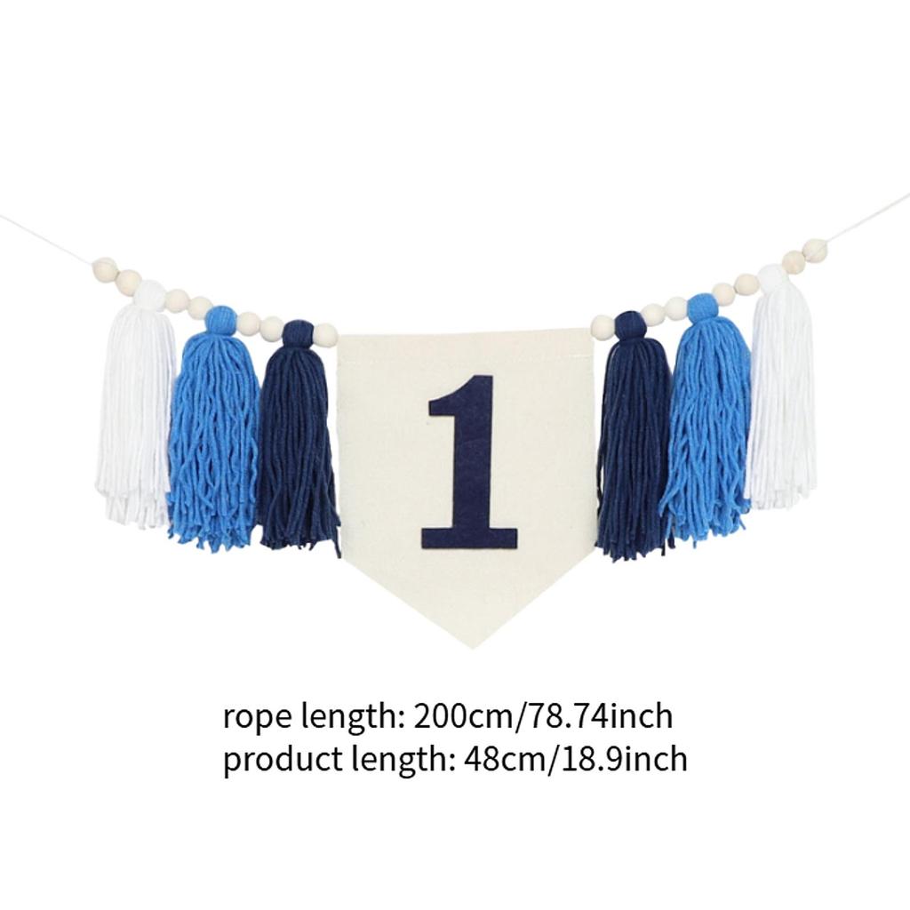 Boho 1st Birthday Party Decoration Banner Photo Prop for Girl Baby Shower Pink Wall Hangings Decorative for Kids Bedroom Gift