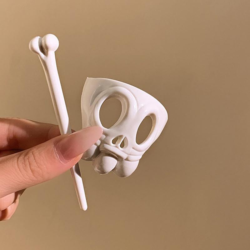 Funny Ghost Skull Hair Sticks Skeleton Hairpin Women Hairclip Headwear Accessories Hair Accessory