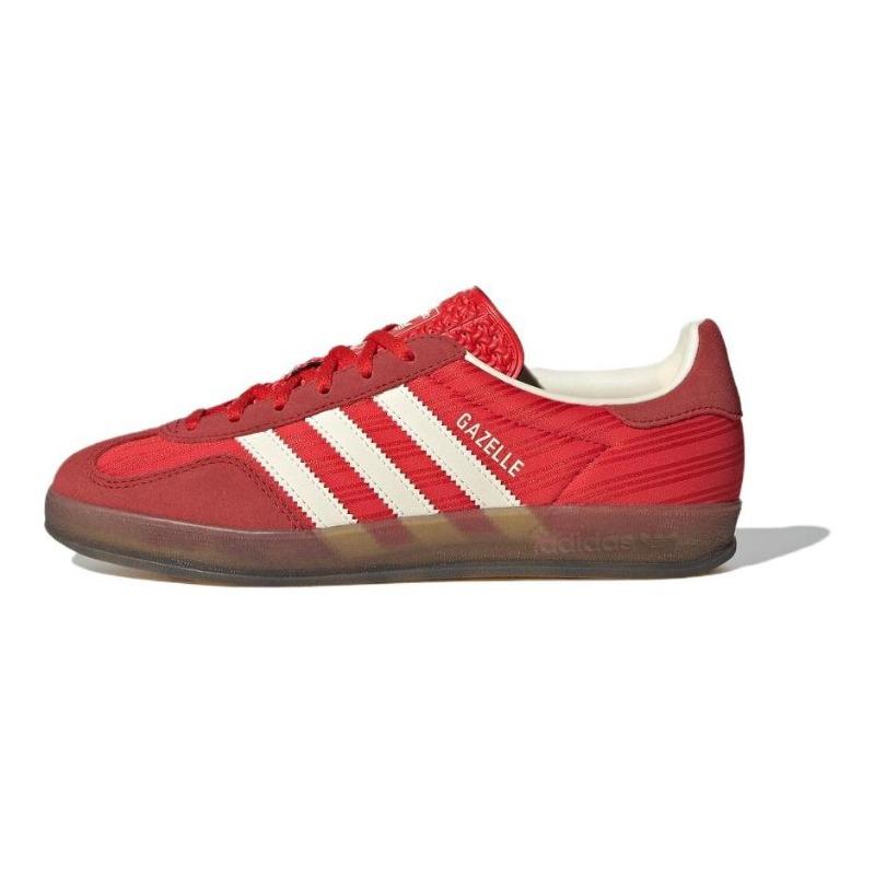 adidas Originals Gazelle Indoor Women s Skate Shoes Red JS1411 39
