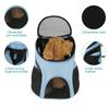 Foldable Outdoor Portable Pet Bag Breathable Mesh Cat and Dog Chest Backpack Chest Bag Pet Supplies