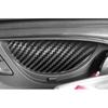 4PCS Cover Trim Interior Door Bowl Carbon Fiber Fit For Cadillac ATS 2013-