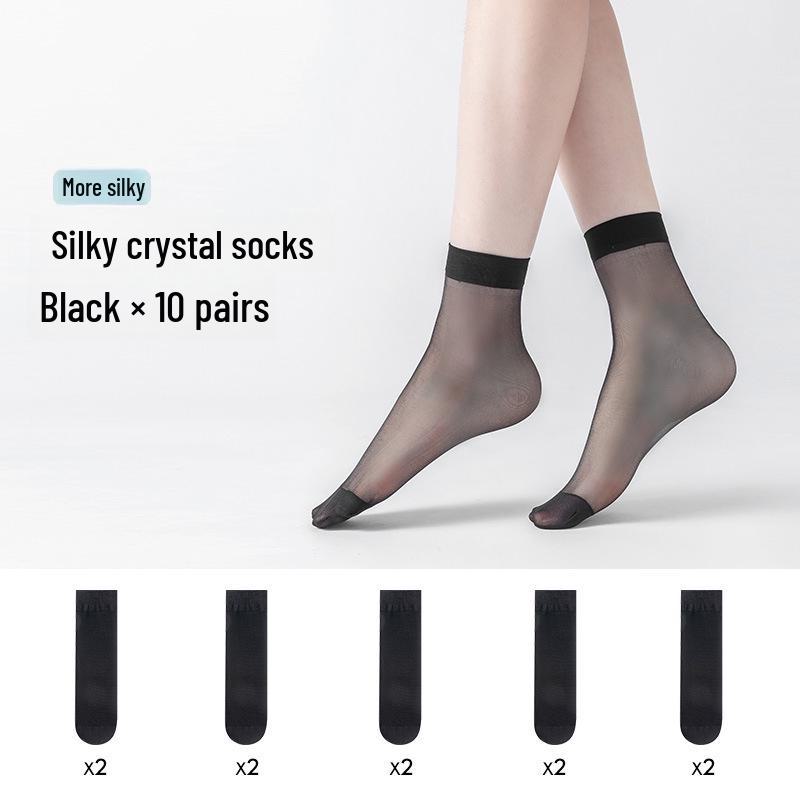 

Ультратонкие летние прозрачные чулки: Износостойкий, без зацепок, невидимый, черный и телесный One Size