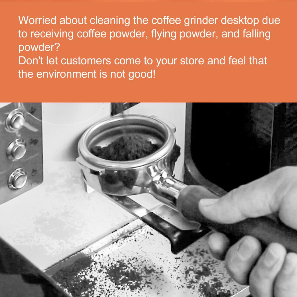 51mm Dosing Funnel Anti Flying Powder Aluminum Alloy   Dosing  s with Magnetic for Household Coffee Shop