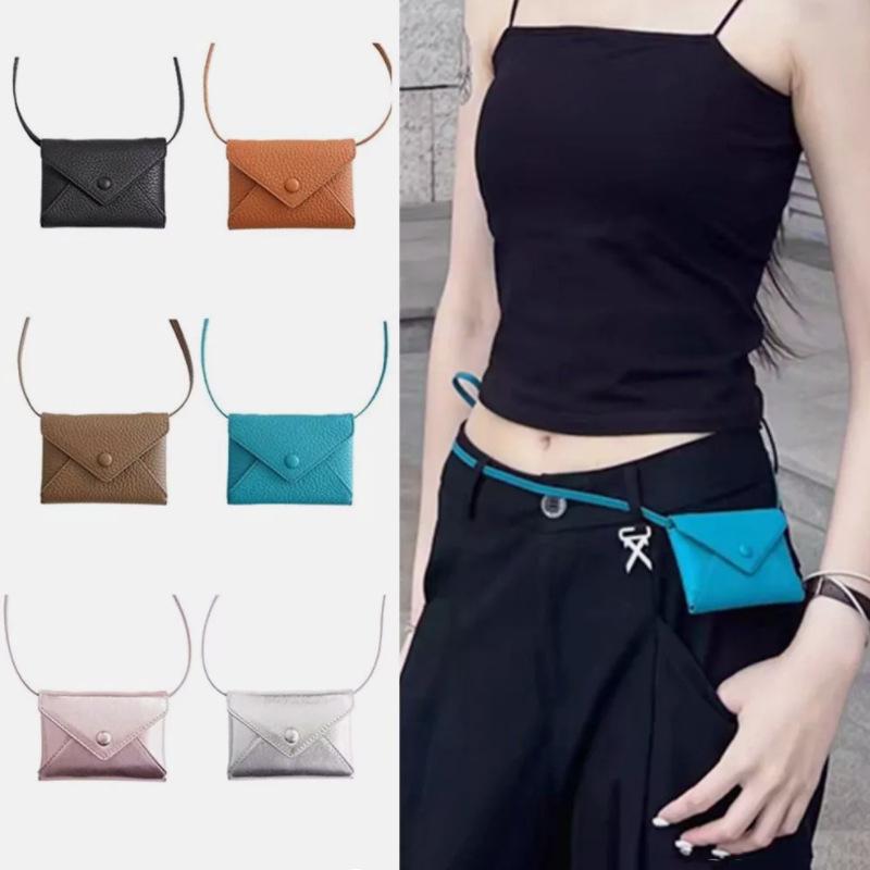 Mini Crossbody Bag Creative Pu Leather Waist Bag Envelope Wallet Small Coin Bag Card Holder For Girl Gifts