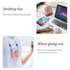USB Charging Portable Neck Hanging Fan, Handheld Small Fan, Outdoor Mini Folding Fan, Office Desktop Stand Small Fan