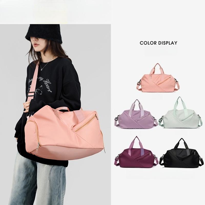 Fitness Bag Female Multi-functional Dry-wet Separation Movement Water-proof Travel Bag Yoga Bag Large-capacity Travel Bag