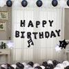 Happy Birthday Aluminum Foil Balloon Set Festive Party Decoration For Celebrations