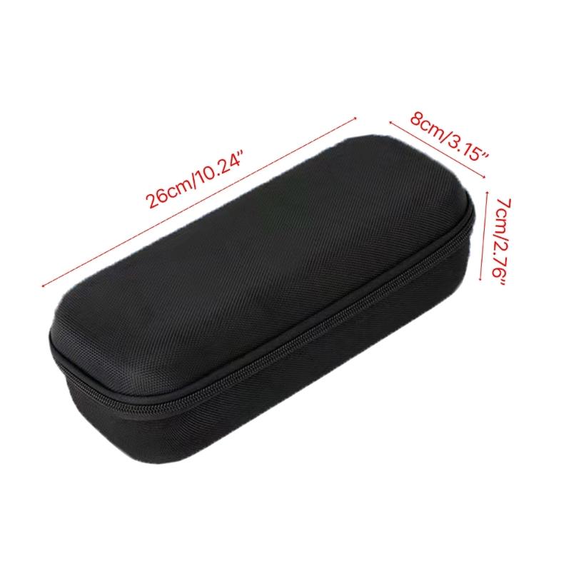 Microphone Case,EVA Zipper Hard Case Cover for Microphone Storage Box with Mesh Pocket Wear-resistant Mic Protector