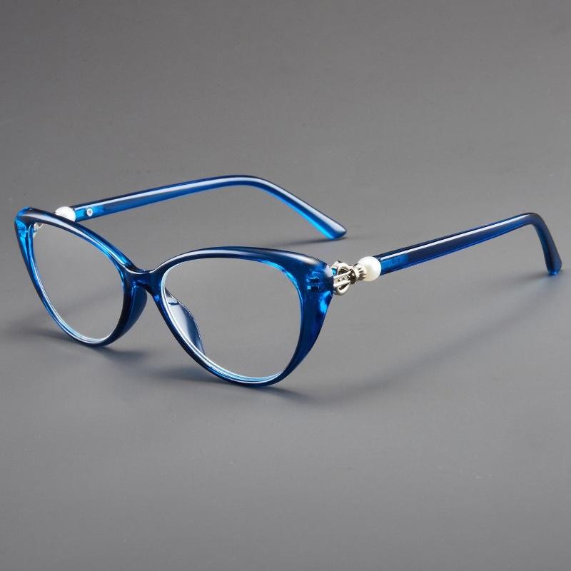 

New Vintage Cat Eye Reading Glasses for Women Retro Elegant Anti Blue Light Presbyopic Glasses Simple and Comfortable Far Sight Eyeglasses +1.5