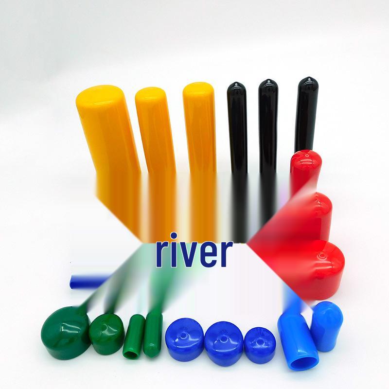 Rubber Sleeve PVC Cap: Dustproof Insulating Bolt Thread & Rebar Protector