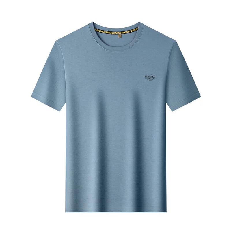 VEE KELLEN Men's 2026 Summer Long-Staple Cotton Round Neck T-Shirt