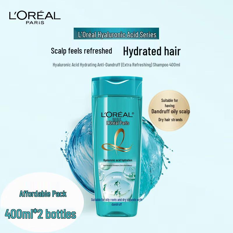 L'Oréal Hyaluronic Acid Anti-Dandruff Hydrating Shampoo Duo