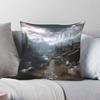 Mountain Village Game Square Pillowcase Polyester Linen Velvet Creative Zip Decorative Pillow Case Sofa Cushion Cover