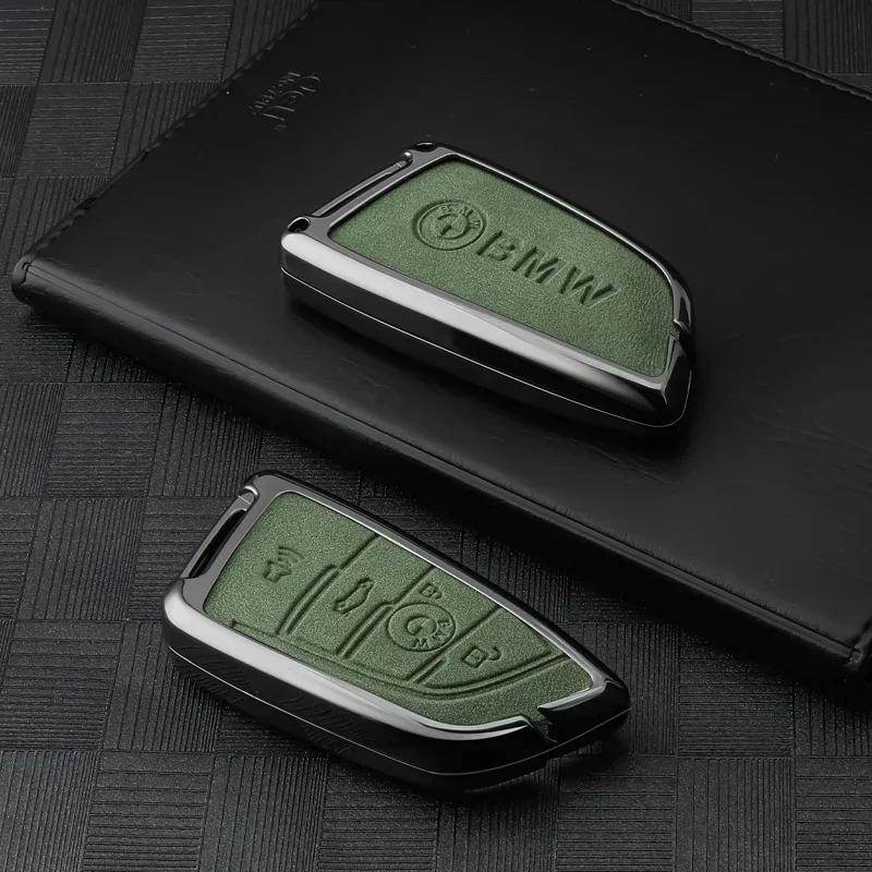 New Zinc Alloy Car Key Case Cover for BMW 7 Series X1 X3 X4 X5 F15 X6 F16 520 525 G30 G11 F48 F39 f30 118i 218i 320i Car A