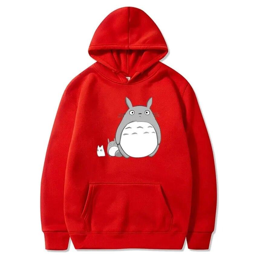 Herbst Mein Nachbar Totoro Drucken Hoodies Anime Unisex Frauen Mode Sweatshirts Übergroßen Hoodie Pullover Trainingsanzug Unisex Kleidung