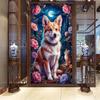 Moon Dog Cat Flower Large Size Diamond Painting Animals Diy Full Square Round Drill Rhinestone Embroidery Mosaic Cross Stitch Kits