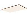 Chinese Style Walnut Wood Ceiling Light: Full Spectrum Eye Protection LED for Living Room and Bedroom