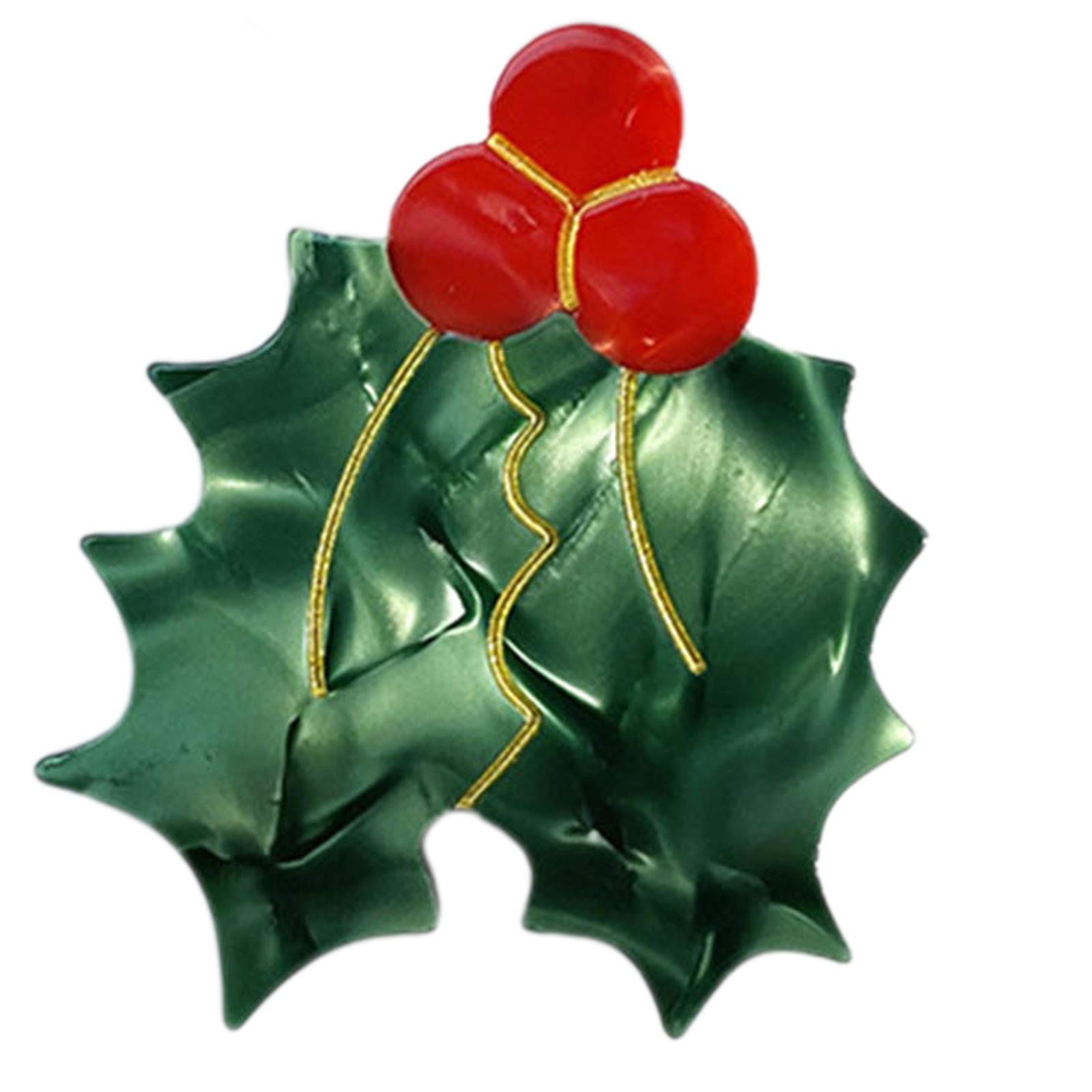 

Girls Brooch Mistletoe Clip Christmas Lapel Jewelry Hairpin Cute Duckbill Clip Hairpin Sweet Cute Lapel Jewelry