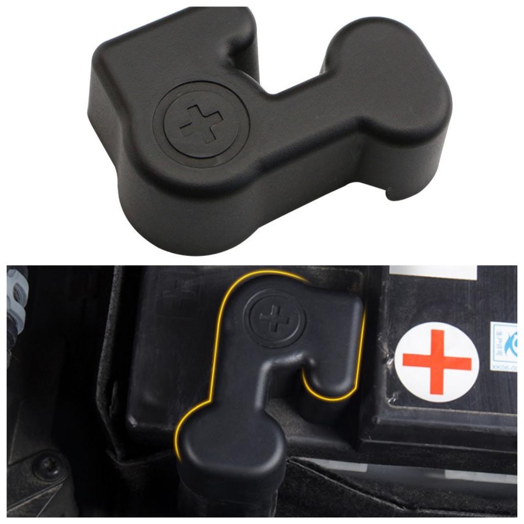 For Volkswagen VW Golf 7 MK7 MK7.5 2013-2019 Car Engine Battery Cathode Positive Negative Electrode Protector Cover