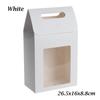 Favors Kids Gift Kraft Paper Present Case Paper Gift Package Candy Wrapping Bag Clear PVC Window