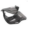 Motorcycle Handguard Wind Deflector Pair, Plastic Hand Coverage Add-On with Metal Fasteners for Daily Commuting and Extended Road Travel