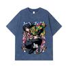 275 GSM Washed T-shirts 100% Cotton Demon Slayer V74 Tomioka Print Unisex Heavy Cotton T Shirt