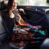 1pc Neon Colorful Sports Car Flame Design Throw Blanket Home Decor, Couch Cover, Outdoor Blanket .W004