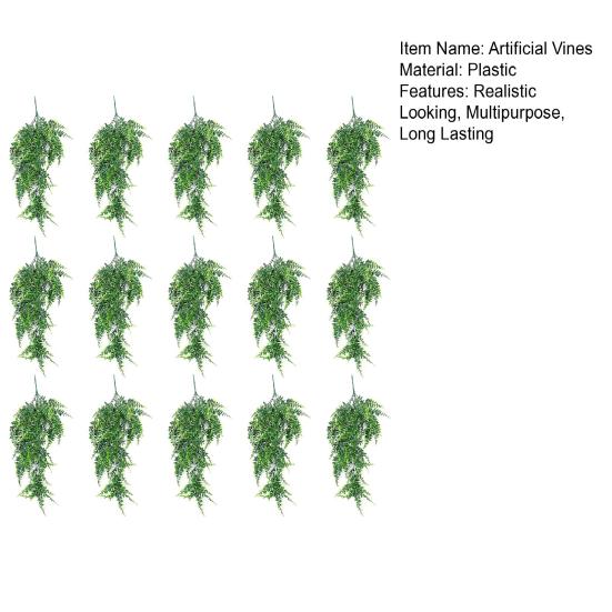 Künstliche Hängepflanzen Falsche Ranken UV-beständig Wasserdicht Leicht zu reinigen