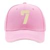 One Top Unisexs and Womens Same Style Number  Printed Spring and Summer Sunshade Net Hat Fashionable Sandwich Baseball Cap