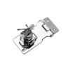 Hasp Lock Stainless Steel Deadbolt Lock with Padlock and Key for Doors and Cabinets, Drawers, Doors and Locks (6.4 Cm) Silver