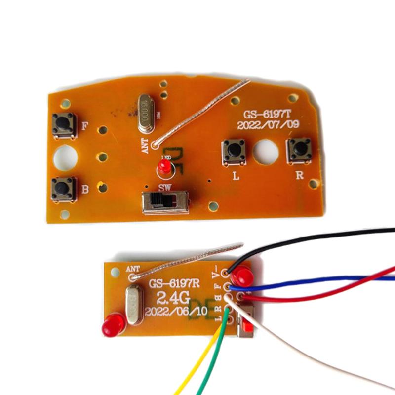 1Set 2.4G 4Ch Rc Car Remote Control Circuit Pcb Transmitter And Receiver Board