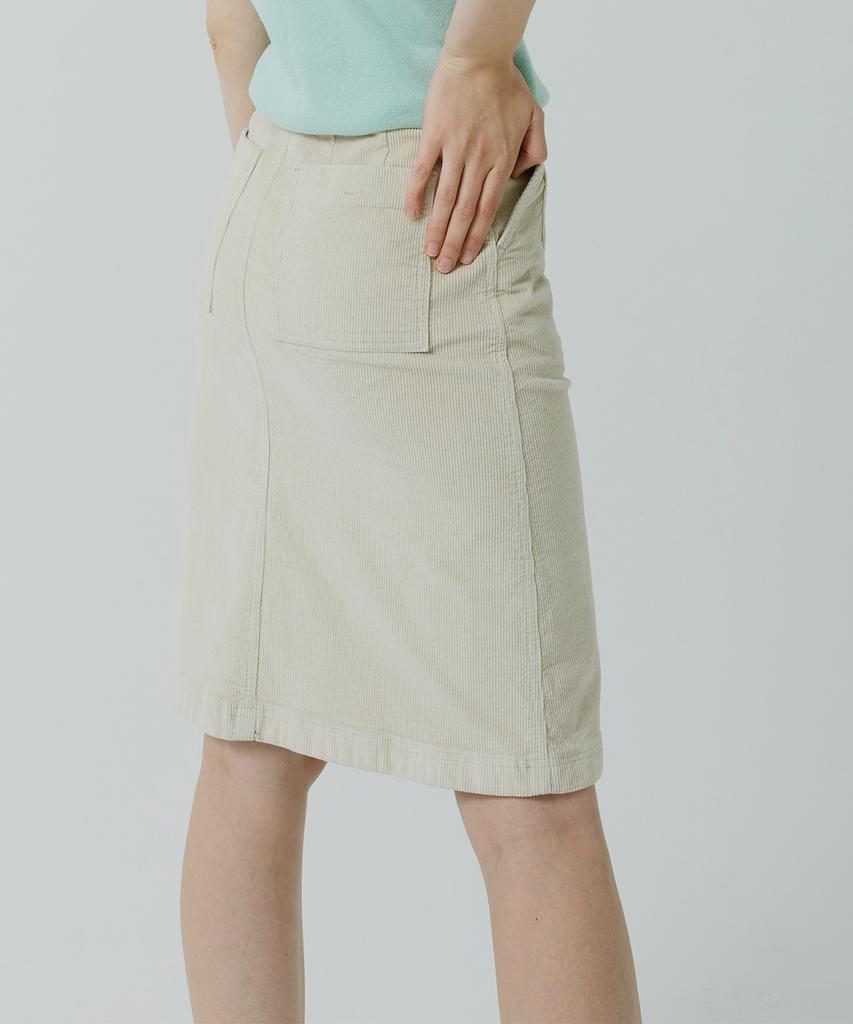 Lam Rp460 Corduroy A-Line Skirt