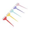 5PCS Hair Dye Color Brush Frosted Handle Soft Bristles Ergonomic Hair Coloring Tool for Salon Home DIY Dyeing